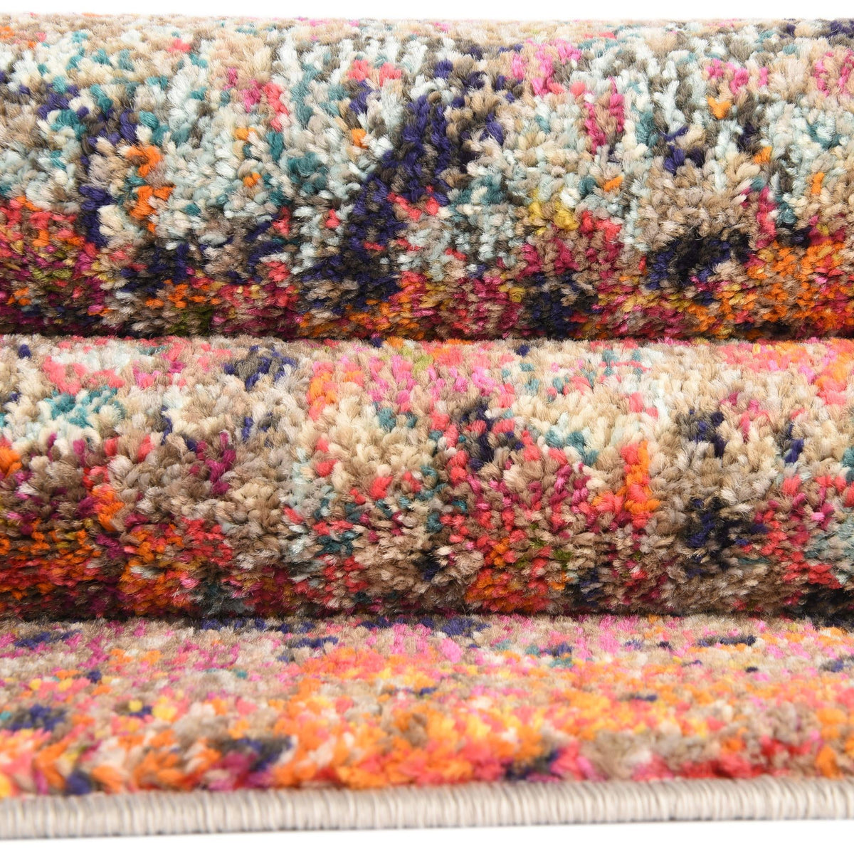 Colorburst Oasis Collection Area Rug -  Prism Rectangle Multi  lifestyle 13
