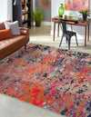 Colorburst Oasis Collection Area Rug -  Prism Square Multi  lifestyle 20