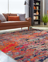 Colorburst Oasis Collection Area Rug -  Prism Square Multi  lifestyle 25