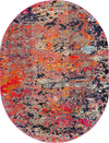 Colorburst Oasis Collection Area Rug -  Prism Oval Multi  lifestyle 16