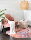 Colorburst Oasis Collection Area Rug -  Prism Octagon Multi  lifestyle 22