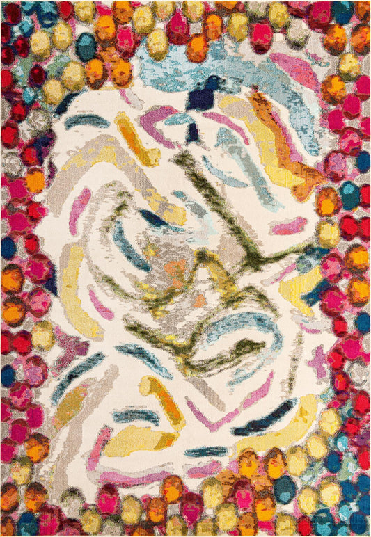Colorburst Oasis Collection Area Rug -  Calypso Rectangle Multi Main