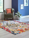 Colorburst Oasis Collection Area Rug -  Calypso Rectangle Multi  lifestyle 3