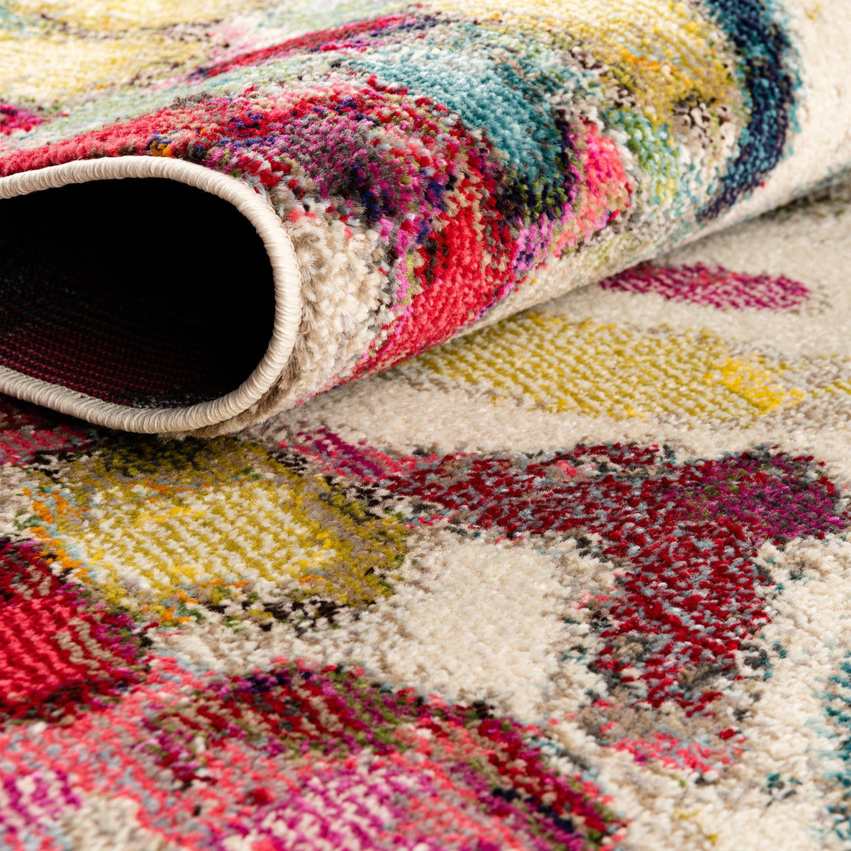 Colorburst Oasis Collection Area Rug -  Calypso Rectangle Multi  lifestyle 5