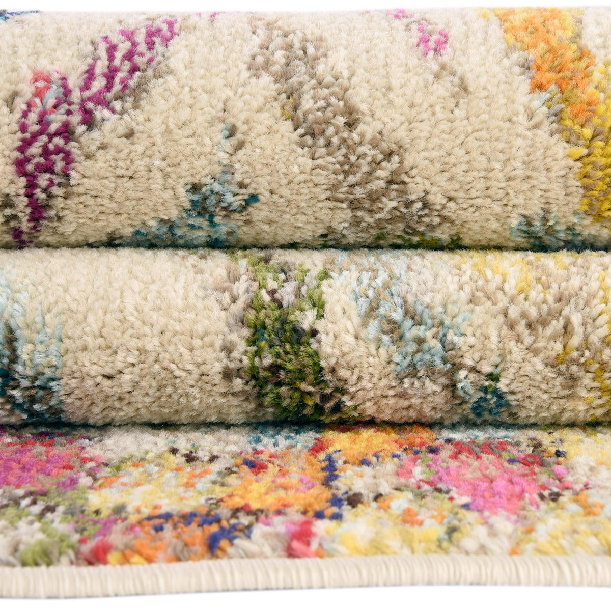 Colorburst Oasis Collection Area Rug -  Calypso Rectangle Multi  lifestyle 13