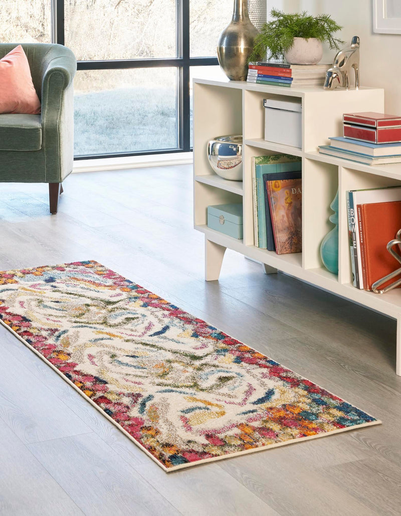 Colorburst Oasis Collection Area Rug -  Calypso Runner Multi  lifestyle 28