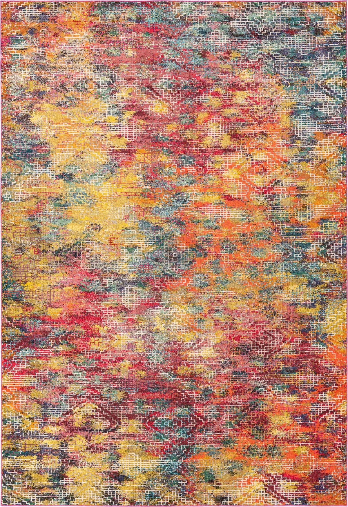 Colorburst Oasis Collection Area Rug -  Azura Rectangle Multi Main