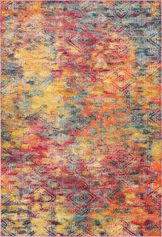 Colorburst Oasis Collection Area Rug -  Azura Rectangle Multi Main