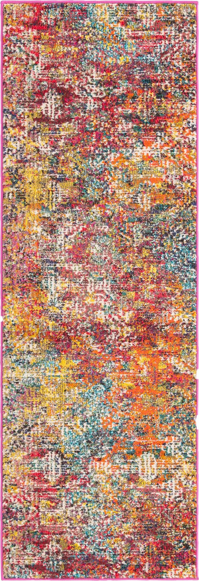 Colorburst Oasis Collection Area Rug -  Azura Runner Multi  lifestyle 14