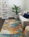 Colorburst Oasis Collection Area Rug -  Chroma Rectangle Multi  lifestyle 3