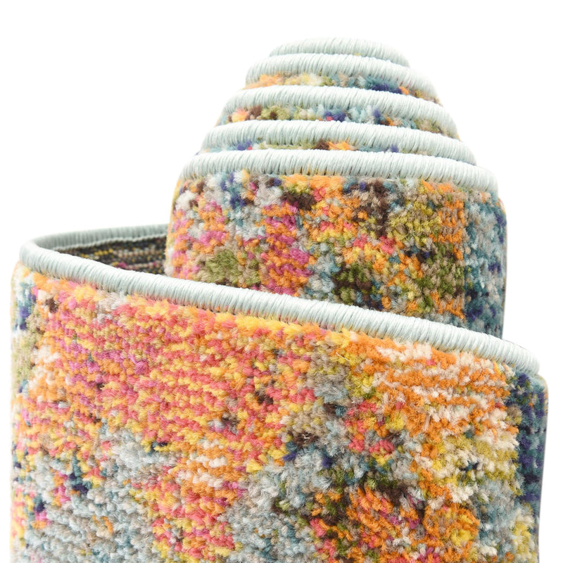 Colorburst Oasis Collection Area Rug -  Chroma Rectangle Multi  lifestyle 11