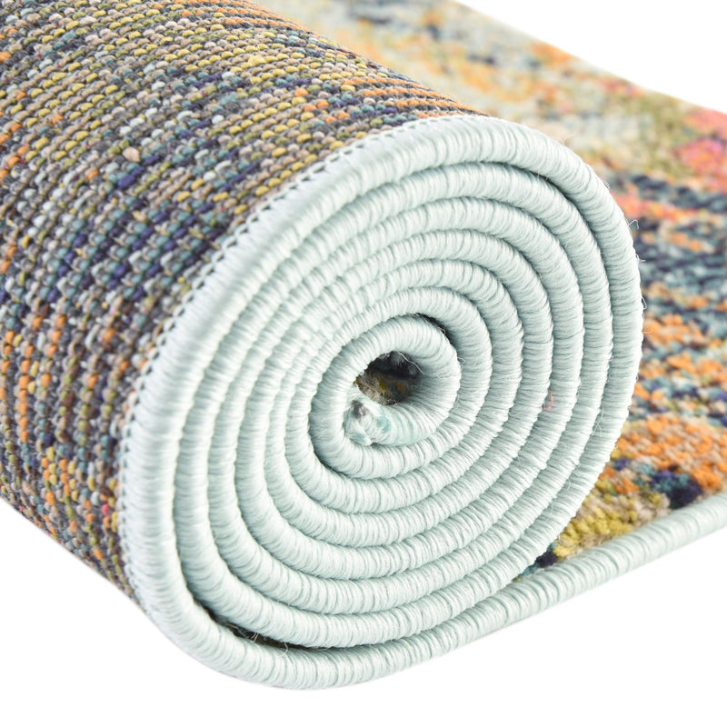 Colorburst Oasis Collection Area Rug -  Chroma Rectangle Multi  lifestyle 12