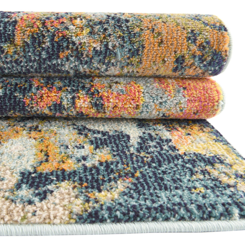 Colorburst Oasis Collection Area Rug -  Chroma Rectangle Multi  lifestyle 14