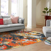 Colorburst Oasis Collection Area Rug -  Chroma Oval Multi  lifestyle 87