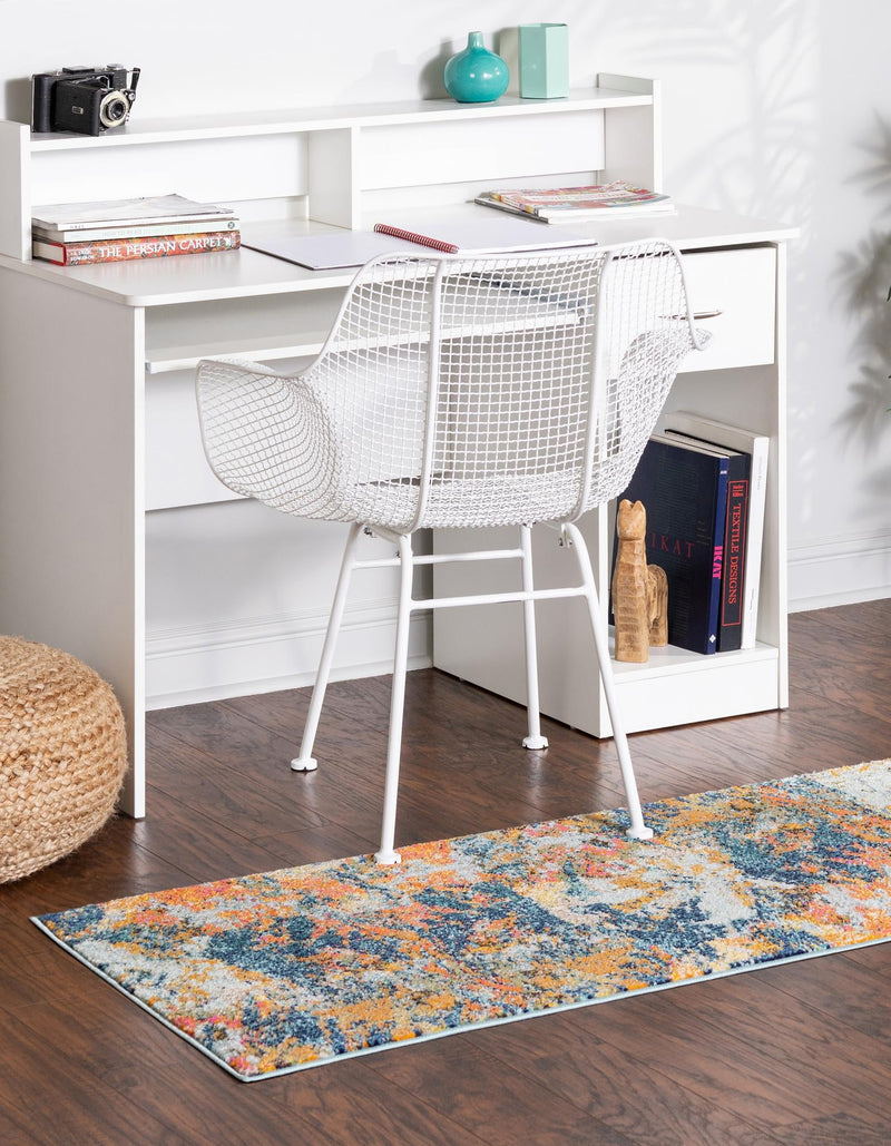 Colorburst Oasis Collection Area Rug -  Chroma Runner Multi  lifestyle 29