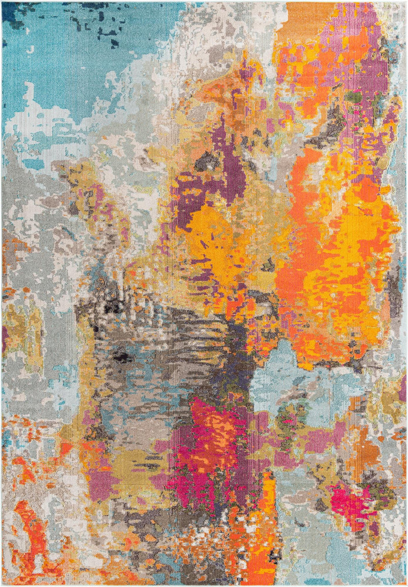 Colorburst Oasis Collection Area Rug -  Spectrum Rectangle Multi Main