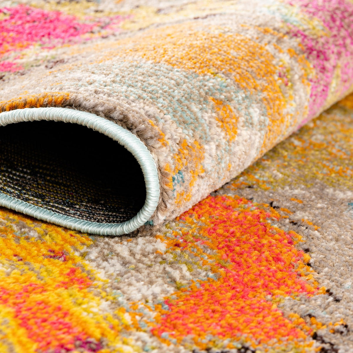 Colorburst Oasis Collection Area Rug -  Spectrum Rectangle Multi  lifestyle 5