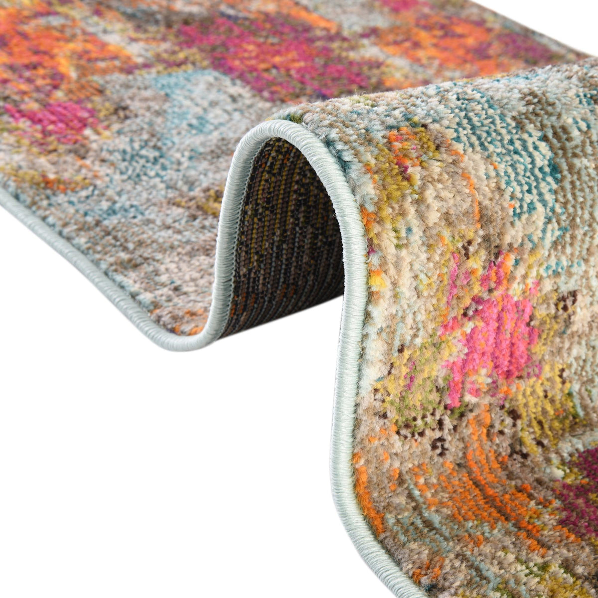 Colorburst Oasis Collection Area Rug -  Spectrum Rectangle Multi  lifestyle 9