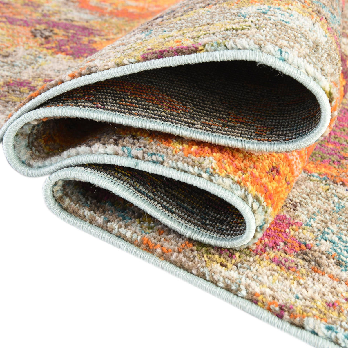 Colorburst Oasis Collection Area Rug -  Spectrum Rectangle Multi  lifestyle 12
