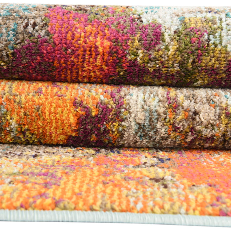 Colorburst Oasis Collection Area Rug -  Spectrum Rectangle Multi  lifestyle 13