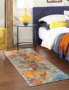 Colorburst Oasis Collection Area Rug -  Spectrum Runner Multi  lifestyle 29