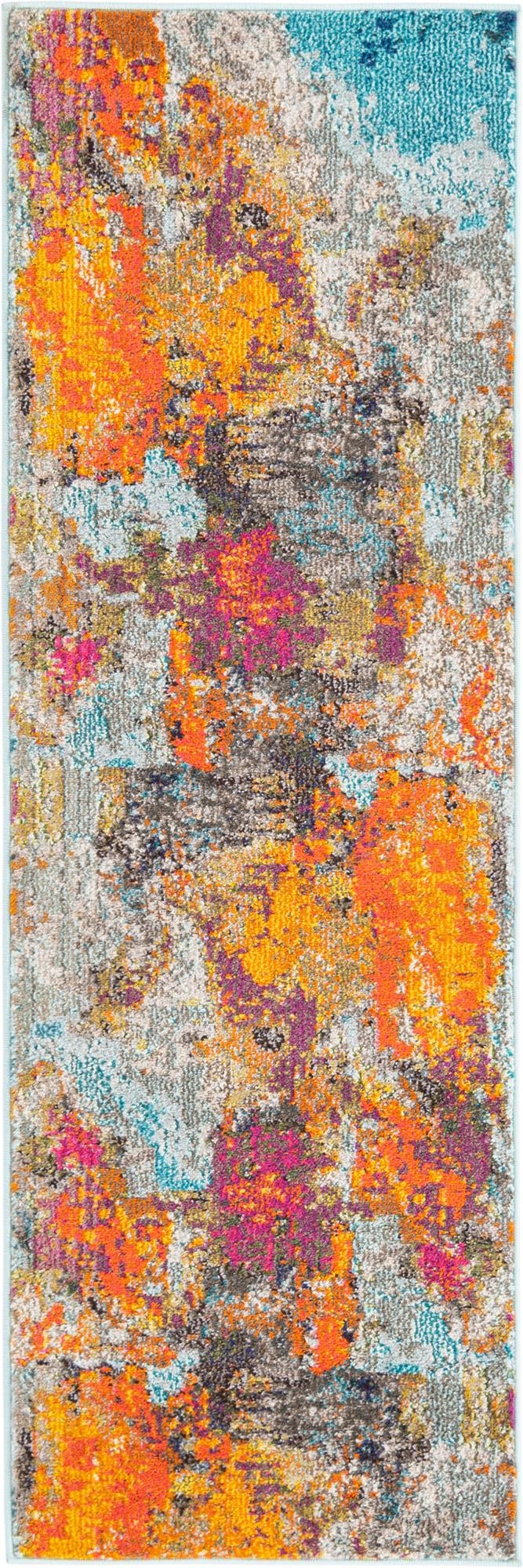 Colorburst Oasis Collection Area Rug -  Spectrum Runner Multi  lifestyle 18
