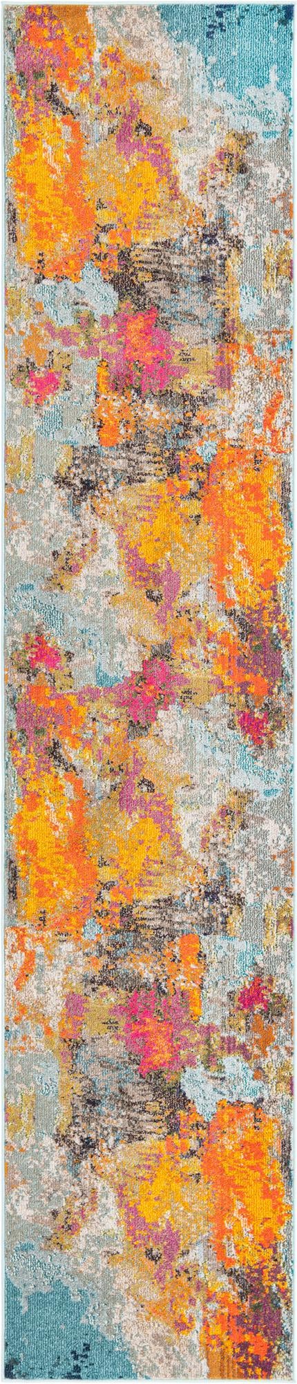 Colorburst Oasis Collection Area Rug -  Spectrum Runner Multi  lifestyle 41