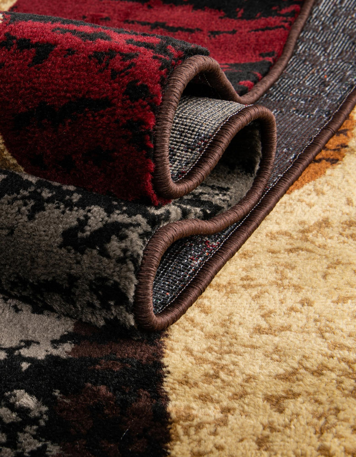 Bistro Lounge Collection Area Rug -  Frappe Octagon Multi  lifestyle 72
