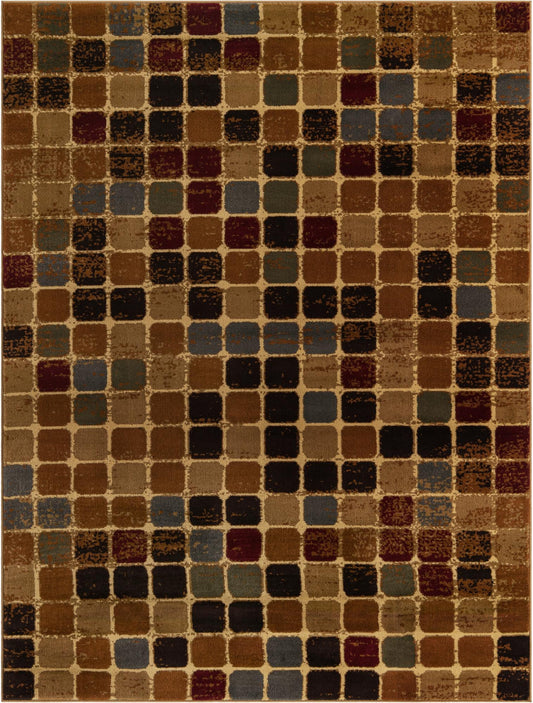 Bistro Lounge Collection Area Rug -  Cortado Rectangle Multi Main