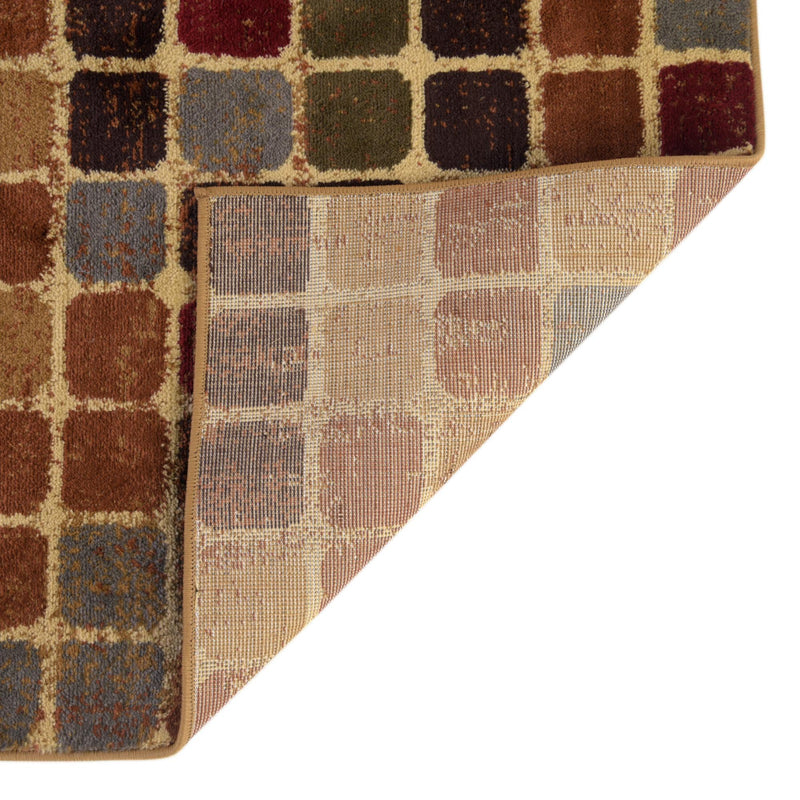 Bistro Lounge Collection Area Rug -  Cortado Rectangle Multi  lifestyle 8