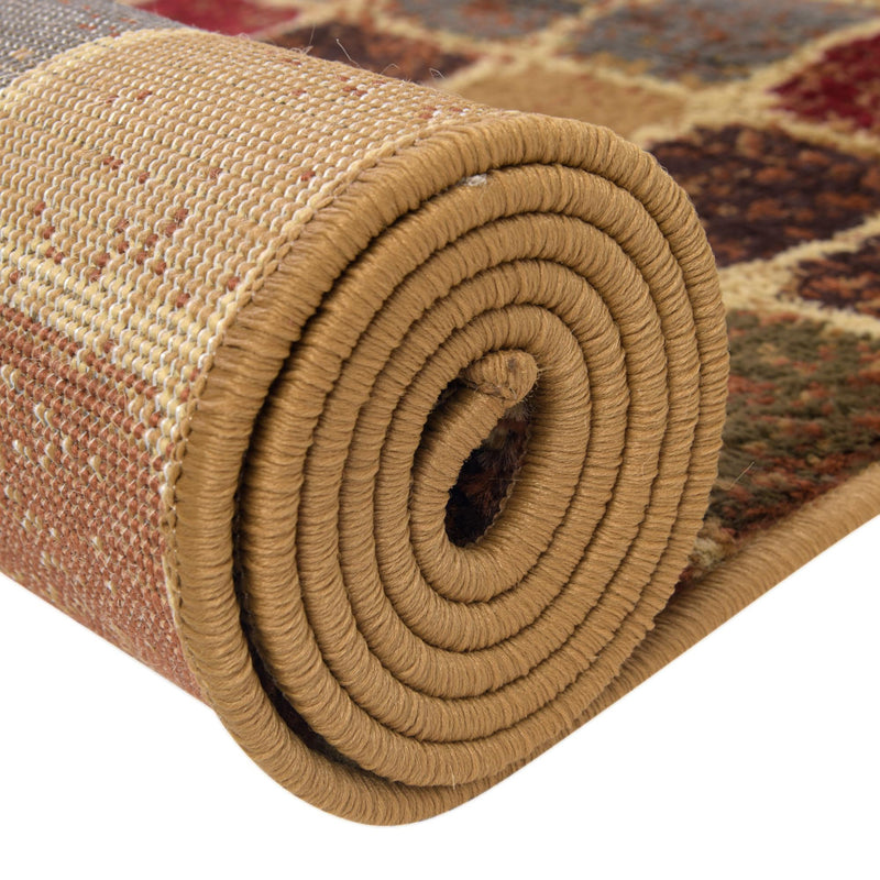 Bistro Lounge Collection Area Rug -  Cortado Rectangle Multi  lifestyle 11