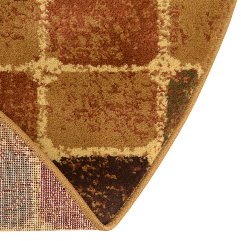 Bistro Lounge Collection Area Rug -  Cortado Round Multi  lifestyle 51