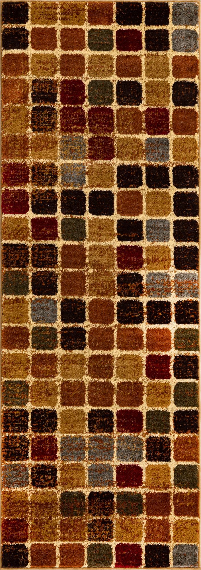 Bistro Lounge Collection Area Rug -  Cortado Runner Multi  lifestyle 20