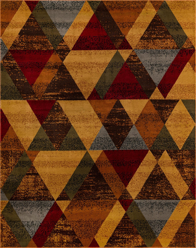 Bistro Lounge Collection Area Rug -  Ristretto Rectangle Multi Main