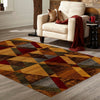 Bistro Lounge Collection Area Rug -  Ristretto Rectangle Multi  lifestyle 14