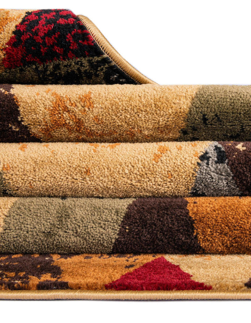 Bistro Lounge Collection Area Rug -  Ristretto Rectangle Multi  lifestyle 12