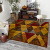 Bistro Lounge Collection Area Rug -  Ristretto Square Multi  lifestyle 80
