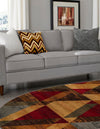 Bistro Lounge Collection Area Rug -  Ristretto Oval Multi  lifestyle 27