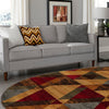 Bistro Lounge Collection Area Rug -  Ristretto Oval Multi  lifestyle 87