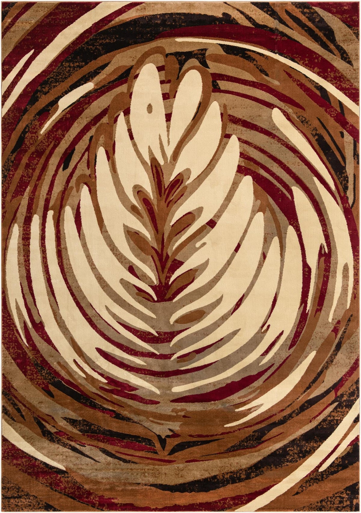 Bistro Lounge Collection Area Rug -  Americano Rectangle Beige Main