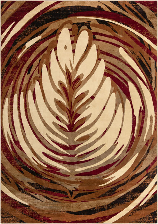 Bistro Lounge Collection Area Rug -  Americano Rectangle Beige Main