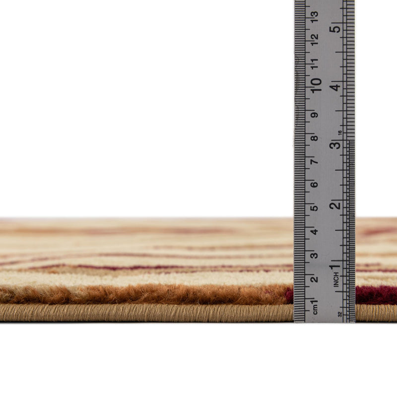 Bistro Lounge Collection Area Rug -  Americano Rectangle Beige  lifestyle 4