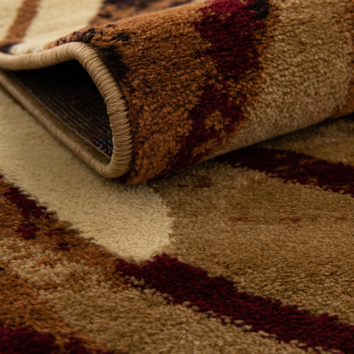 Bistro Lounge Collection Area Rug -  Americano Rectangle Beige  lifestyle 5