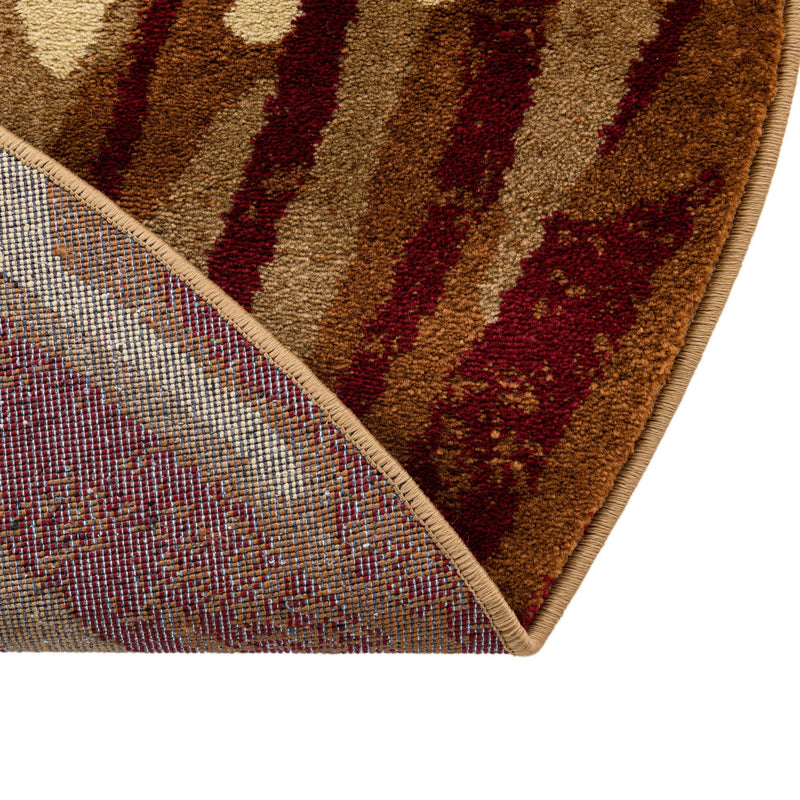 Bistro Lounge Collection Area Rug -  Americano Round Beige  lifestyle 68