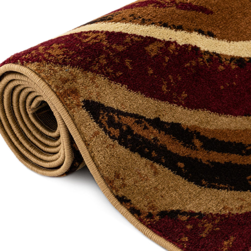 Bistro Lounge Collection Area Rug -  Americano Round Beige  lifestyle 83