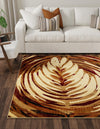 Bistro Lounge Collection Area Rug -  Americano Square Beige  lifestyle 32