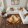 Bistro Lounge Collection Area Rug -  Americano Square Beige  lifestyle 99