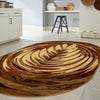 Bistro Lounge Collection Area Rug -  Americano Oval Beige  lifestyle 103