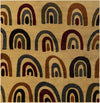 Bistro Lounge Collection Area Rug -  Breve Square Cream  lifestyle 18