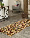 Bistro Lounge Collection Area Rug -  Breve Runner Cream  lifestyle 31